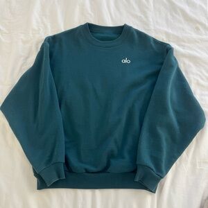 ALO Yoga Womens Blue Crewneck Sweater